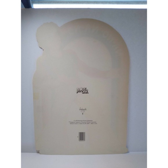 Mork And Mindy Robin Williams 1979 Original Diecut Wall Display Retro Rainbow - Picture 4 of 8